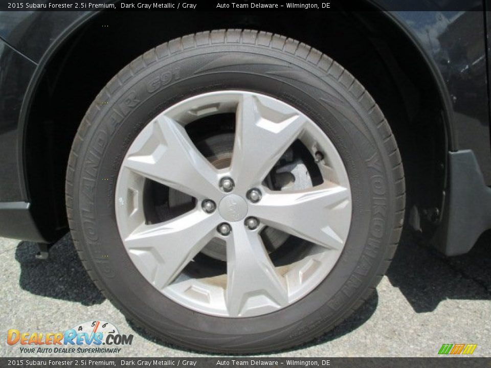 2015 Subaru Forester 2.5i Premium Dark Gray Metallic / Gray Photo #12