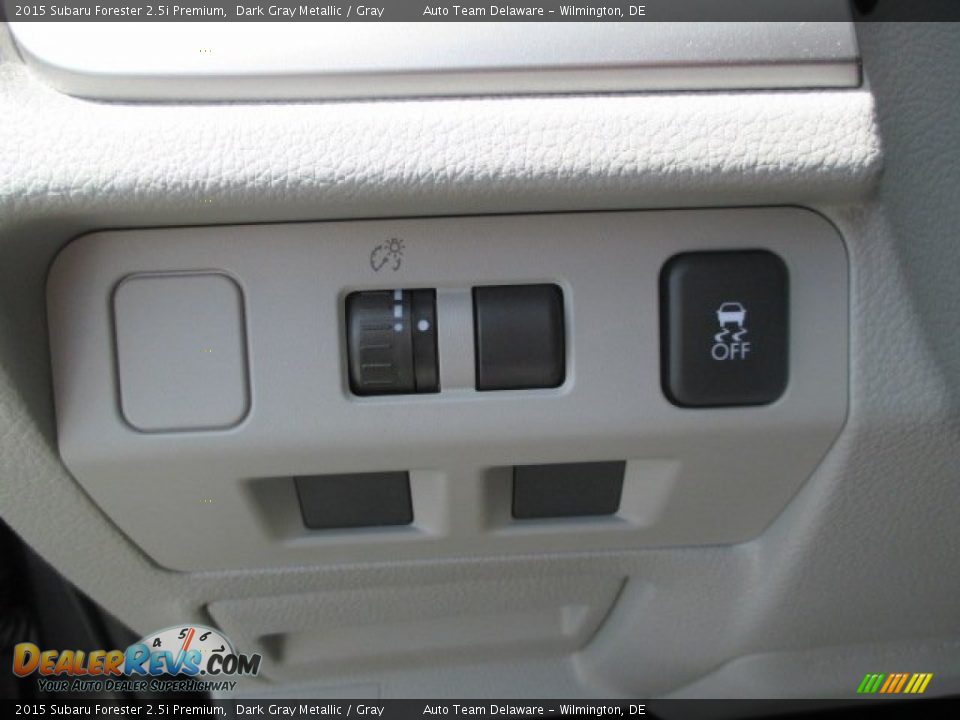 2015 Subaru Forester 2.5i Premium Dark Gray Metallic / Gray Photo #19