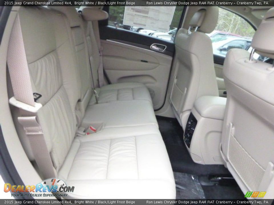 2015 Jeep Grand Cherokee Limited 4x4 Bright White / Black/Light Frost Beige Photo #12