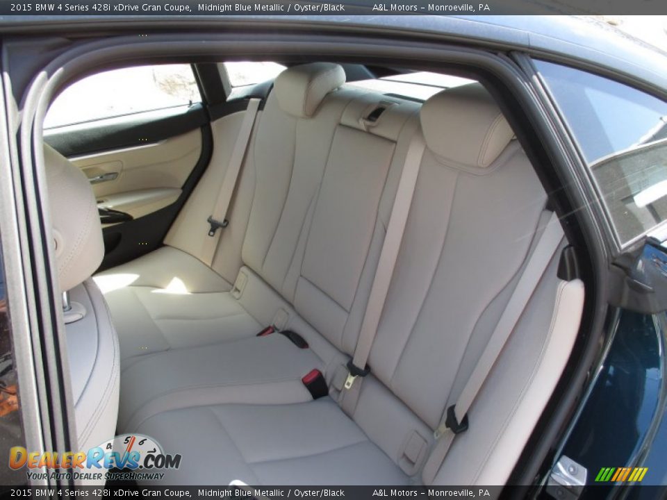 2015 BMW 4 Series 428i xDrive Gran Coupe Midnight Blue Metallic / Oyster/Black Photo #14