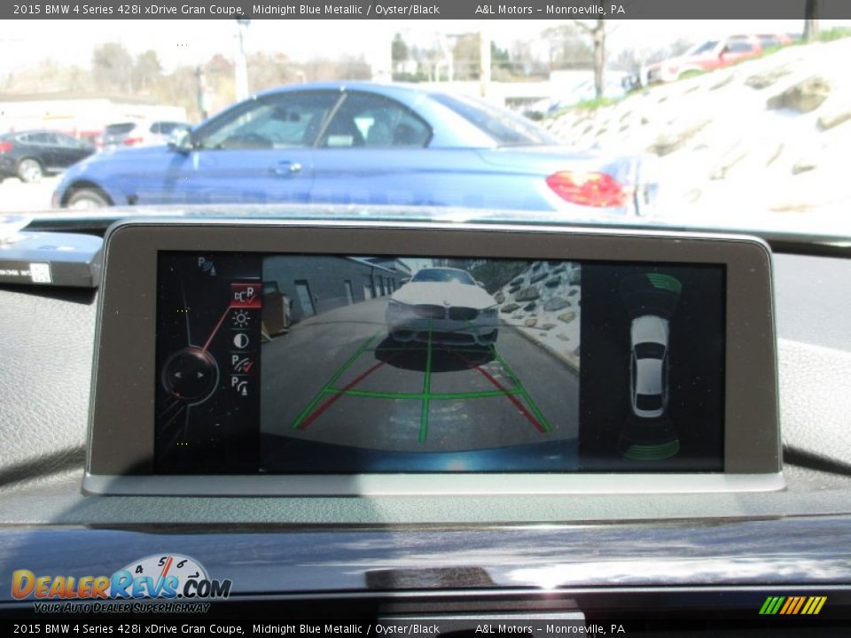 2015 BMW 4 Series 428i xDrive Gran Coupe Midnight Blue Metallic / Oyster/Black Photo #17