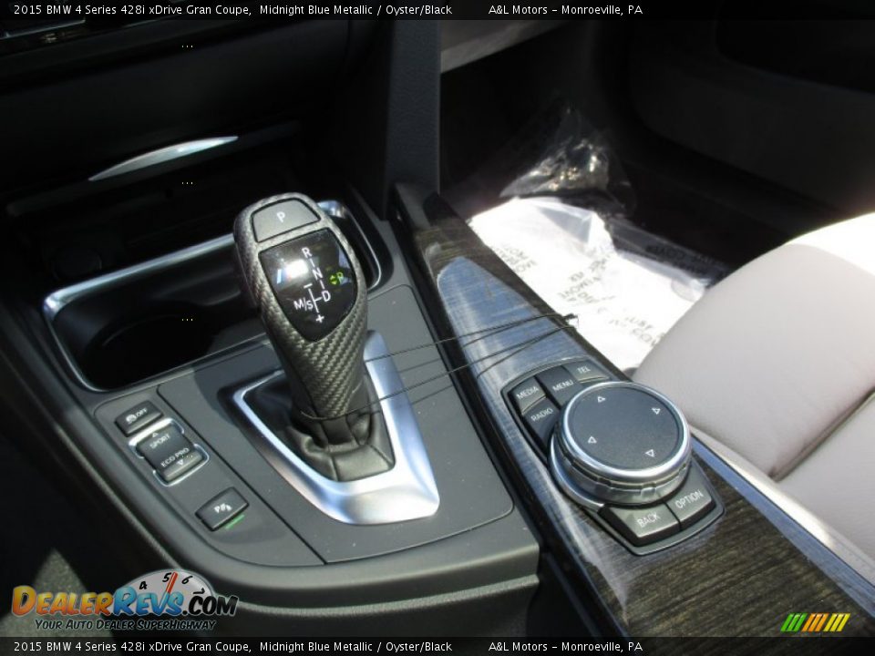 2015 BMW 4 Series 428i xDrive Gran Coupe Midnight Blue Metallic / Oyster/Black Photo #18