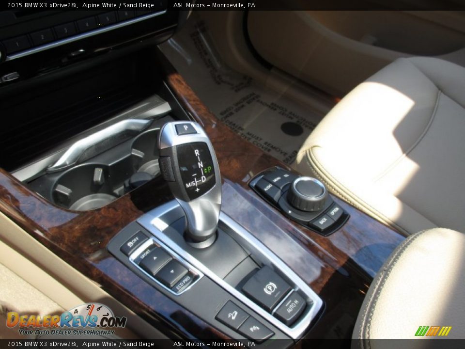 2015 BMW X3 xDrive28i Alpine White / Sand Beige Photo #16