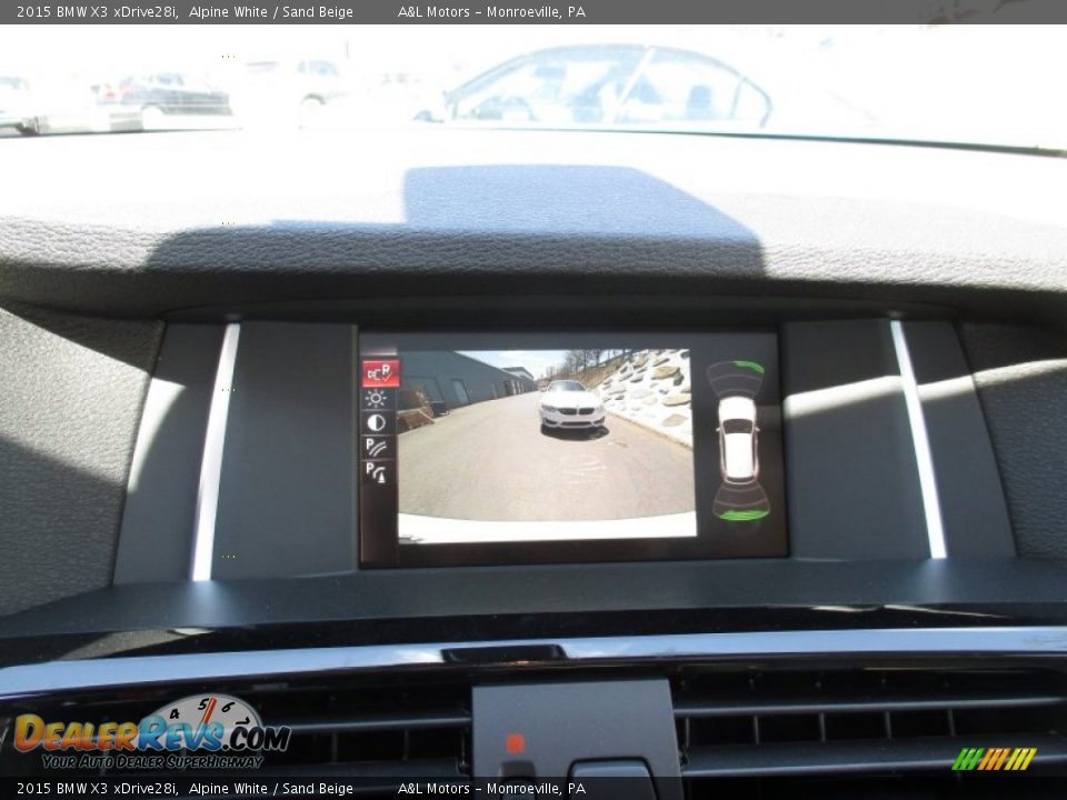 2015 BMW X3 xDrive28i Alpine White / Sand Beige Photo #18