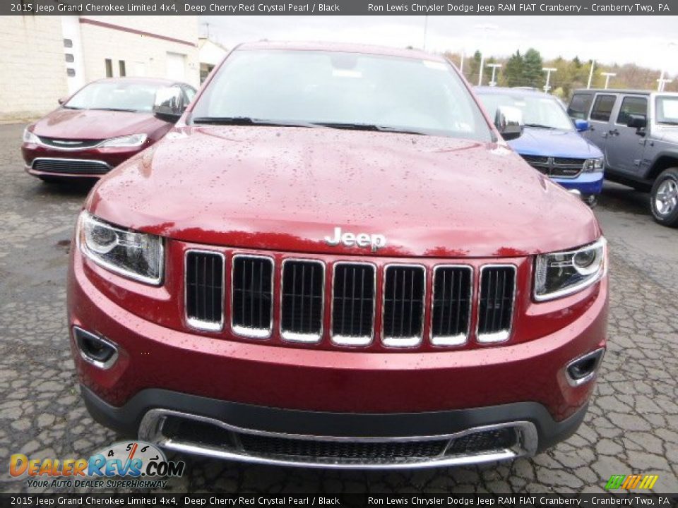 2015 Jeep Grand Cherokee Limited 4x4 Deep Cherry Red Crystal Pearl / Black Photo #12