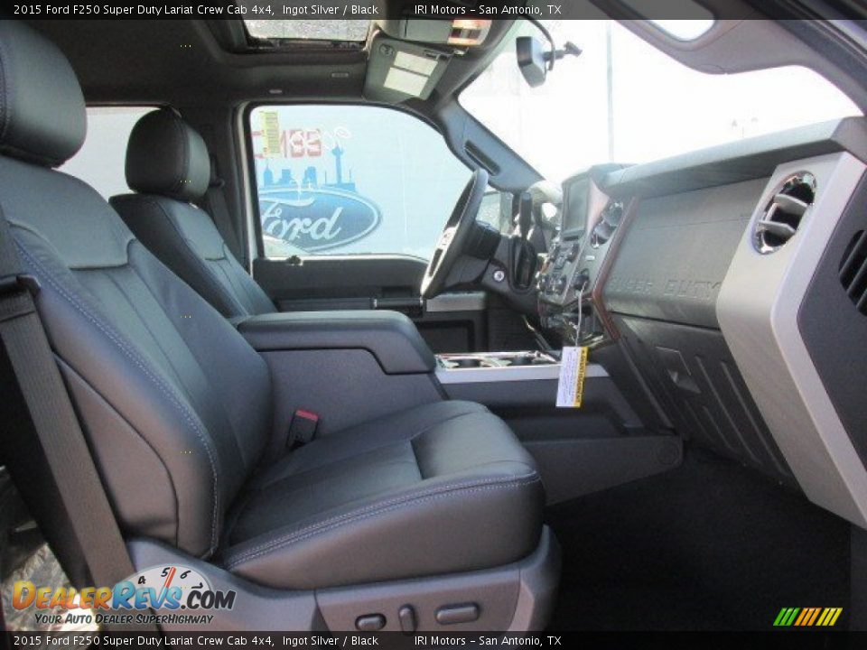 2015 Ford F250 Super Duty Lariat Crew Cab 4x4 Ingot Silver / Black Photo #29
