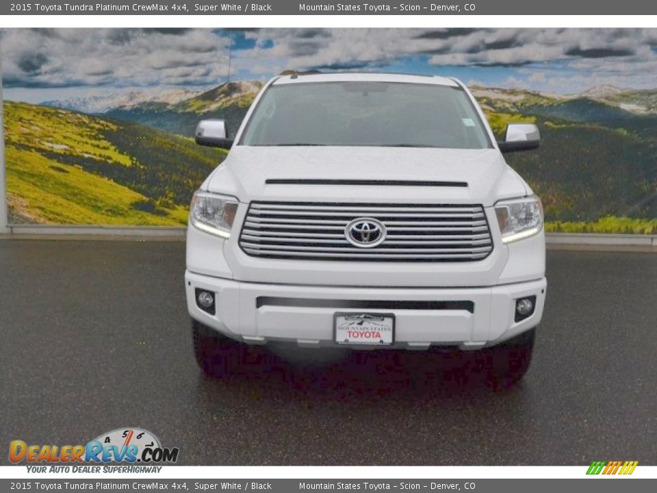 2015 Toyota Tundra Platinum CrewMax 4x4 Super White / Black Photo #2