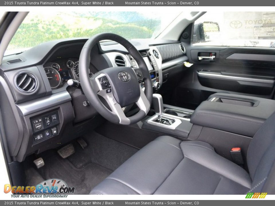 2015 Toyota Tundra Platinum CrewMax 4x4 Super White / Black Photo #5