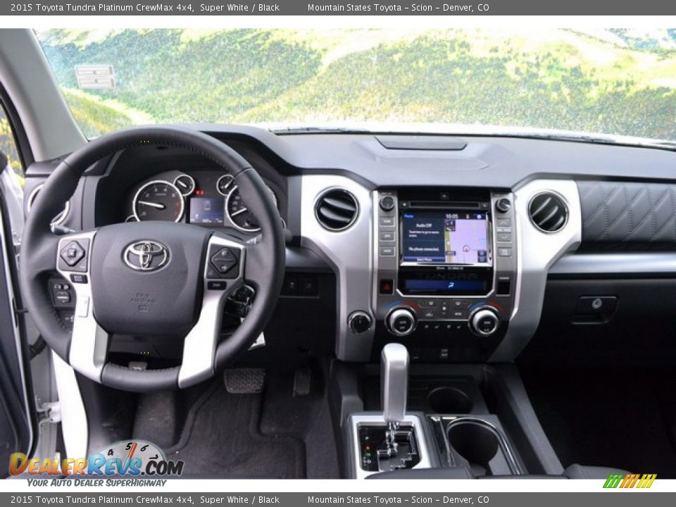 2015 Toyota Tundra Platinum CrewMax 4x4 Super White / Black Photo #6