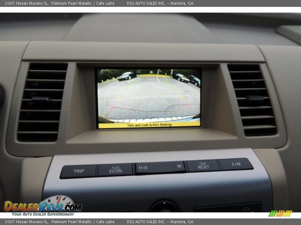 2007 Nissan Murano SL Platinum Pearl Matallic / Cafe Latte Photo #9