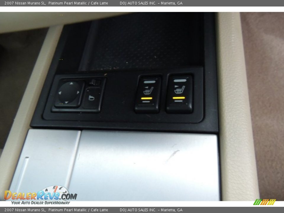2007 Nissan Murano SL Platinum Pearl Matallic / Cafe Latte Photo #11