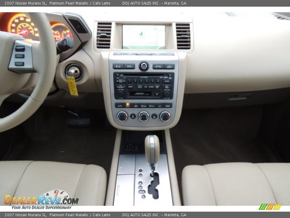2007 Nissan Murano SL Platinum Pearl Matallic / Cafe Latte Photo #20