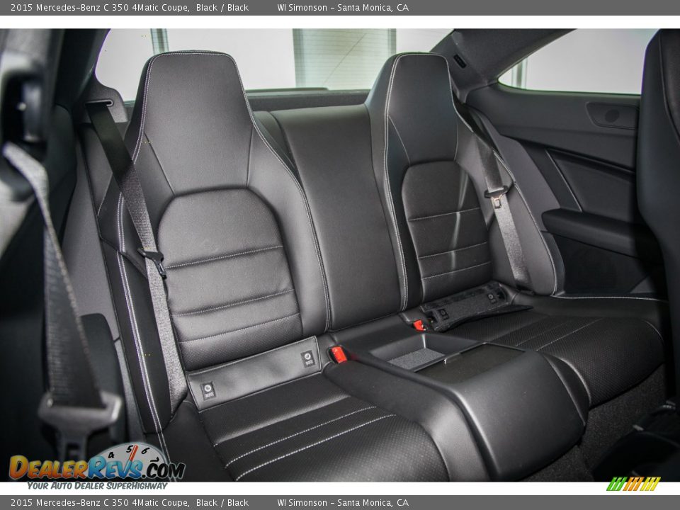 Rear Seat of 2015 Mercedes-Benz C 350 4Matic Coupe Photo #2