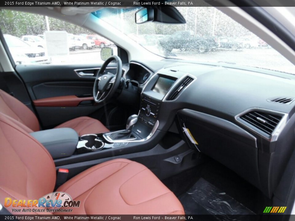 Cognac Interior - 2015 Ford Edge Titanium AWD Photo #2