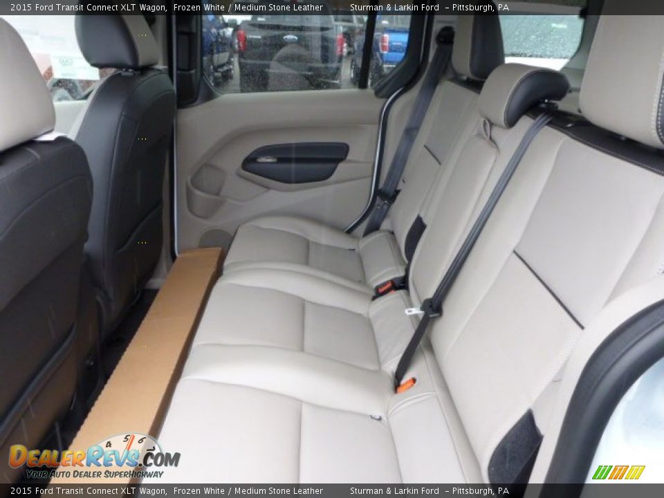 Rear Seat of 2015 Ford Transit Connect XLT Wagon Photo #10