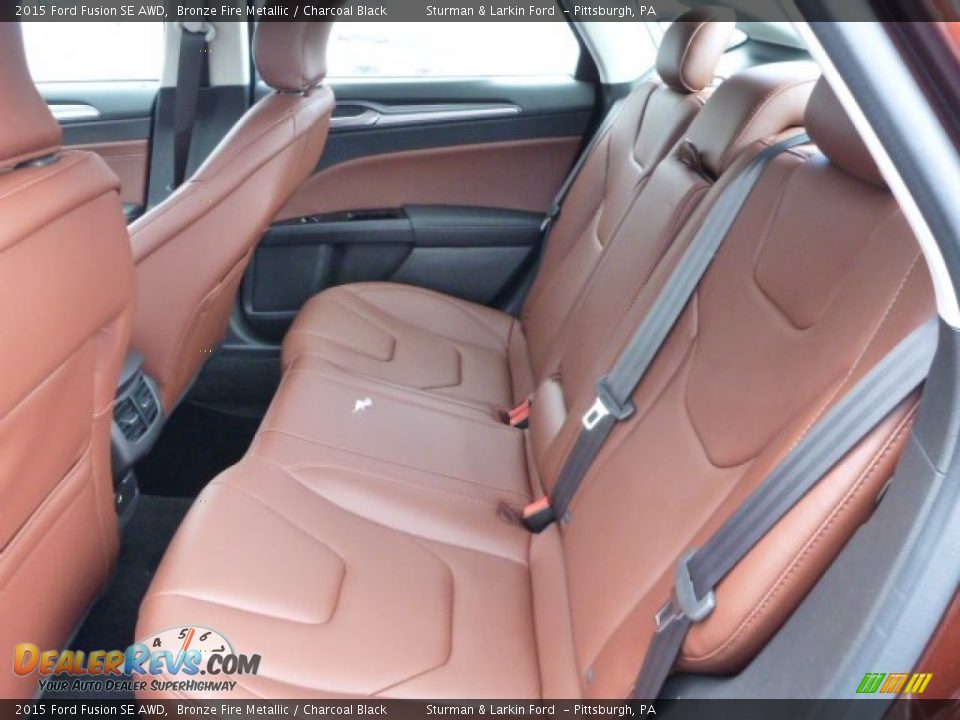 2015 Ford Fusion SE AWD Bronze Fire Metallic / Charcoal Black Photo #8