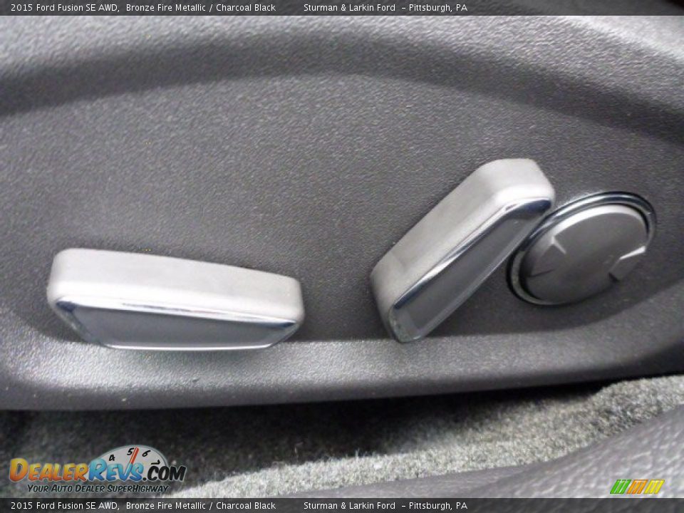 2015 Ford Fusion SE AWD Bronze Fire Metallic / Charcoal Black Photo #11