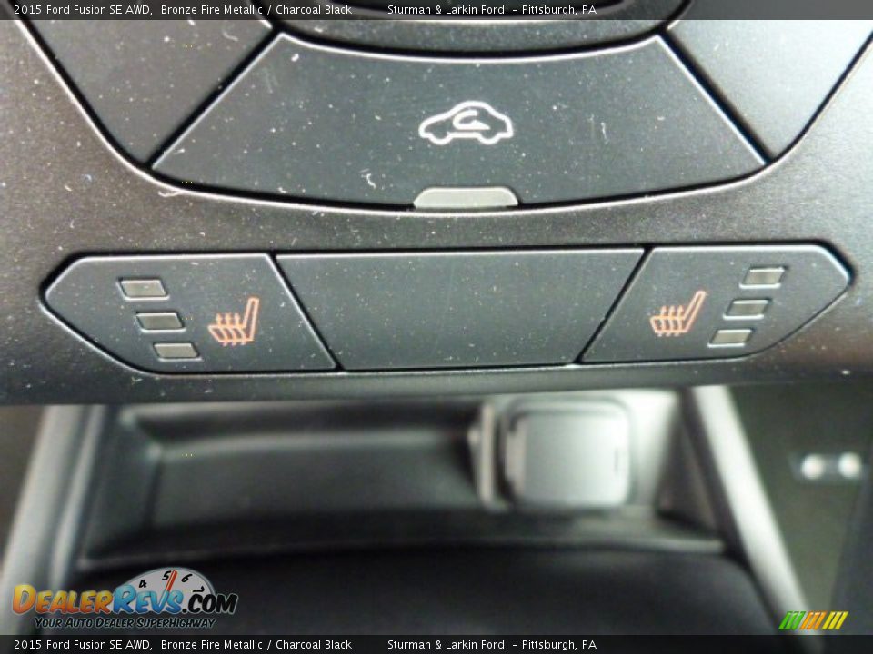 2015 Ford Fusion SE AWD Bronze Fire Metallic / Charcoal Black Photo #13