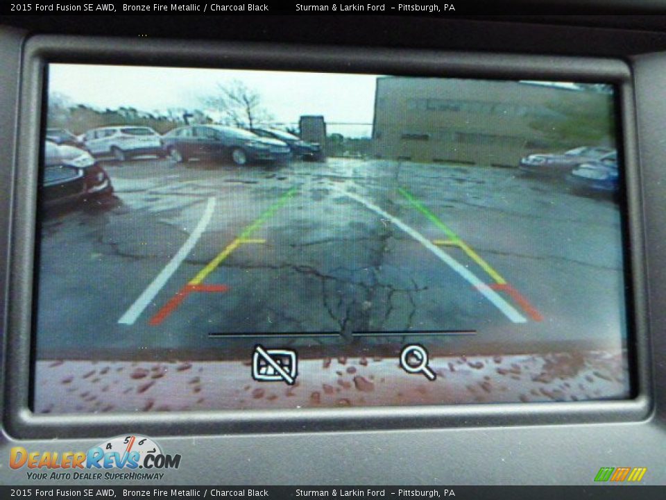 2015 Ford Fusion SE AWD Bronze Fire Metallic / Charcoal Black Photo #14