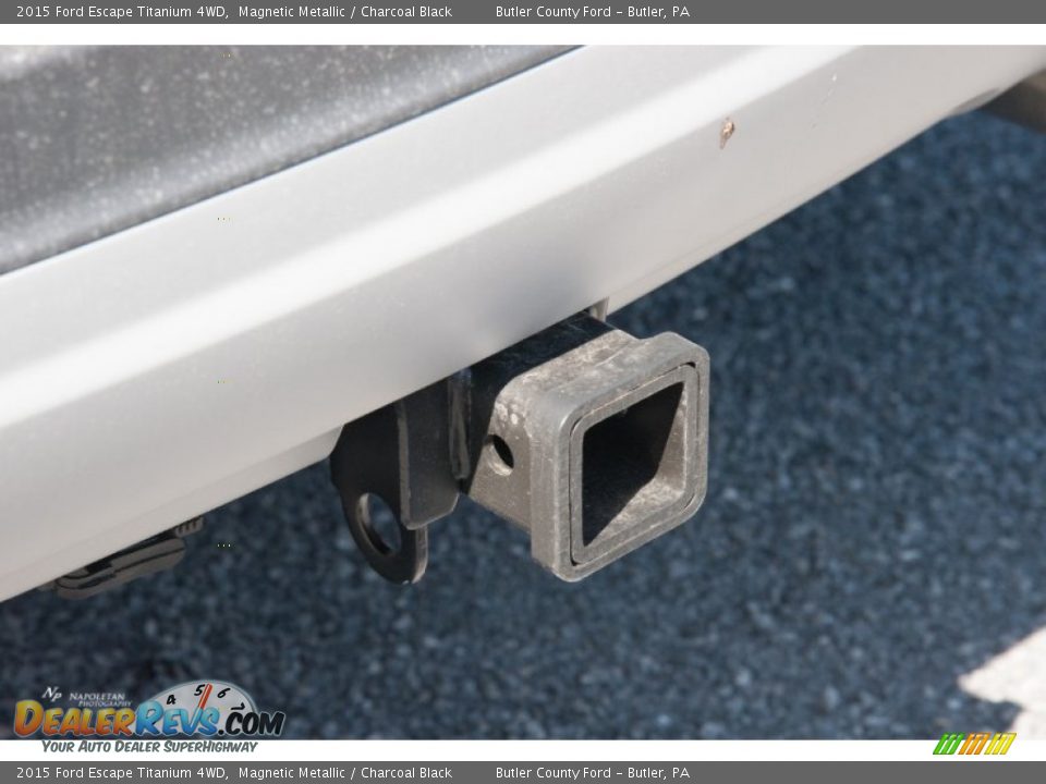 2015 Ford Escape Titanium 4WD Magnetic Metallic / Charcoal Black Photo #6