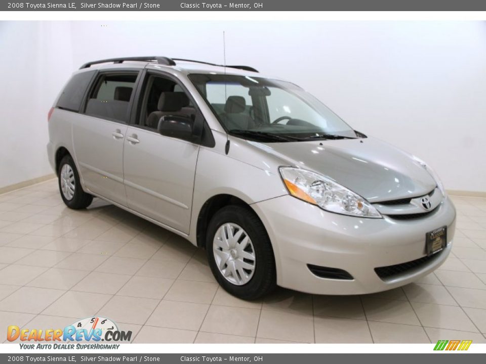 2008 Toyota Sienna LE Silver Shadow Pearl / Stone Photo #1