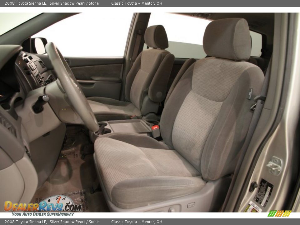 2008 Toyota Sienna LE Silver Shadow Pearl / Stone Photo #5