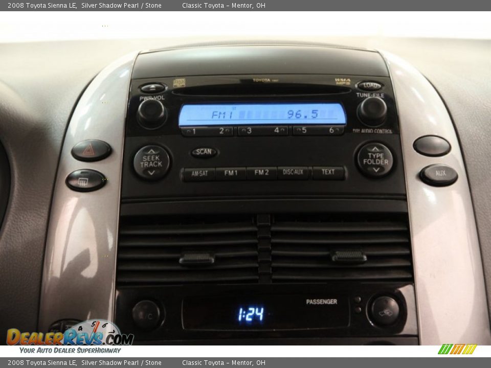 2008 Toyota Sienna LE Silver Shadow Pearl / Stone Photo #8
