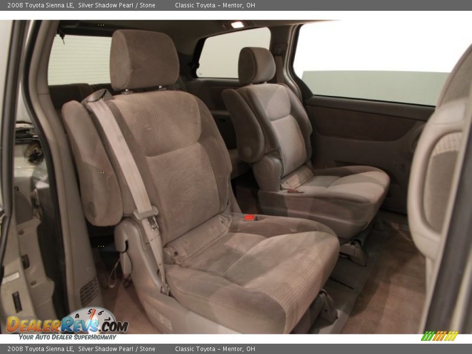 2008 Toyota Sienna LE Silver Shadow Pearl / Stone Photo #11