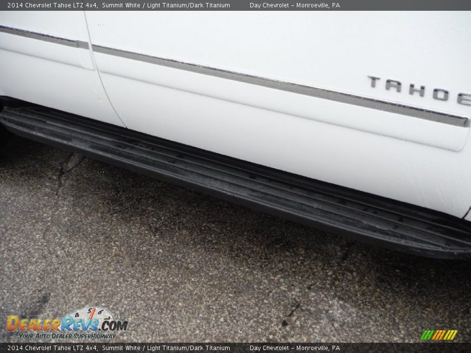 2014 Chevrolet Tahoe LTZ 4x4 Summit White / Light Titanium/Dark Titanium Photo #4