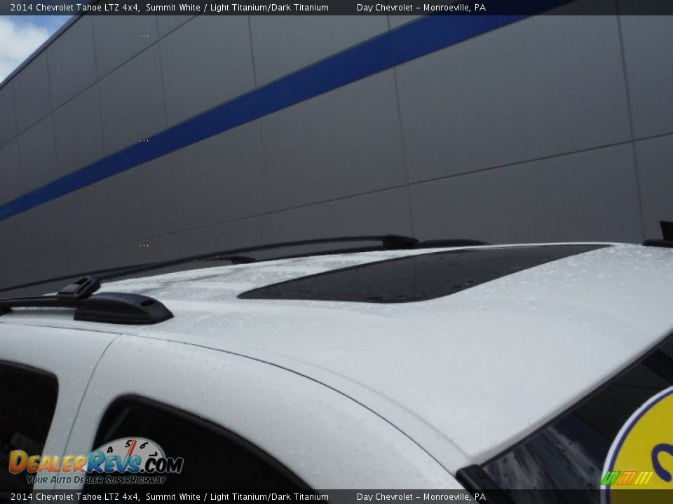 2014 Chevrolet Tahoe LTZ 4x4 Summit White / Light Titanium/Dark Titanium Photo #7