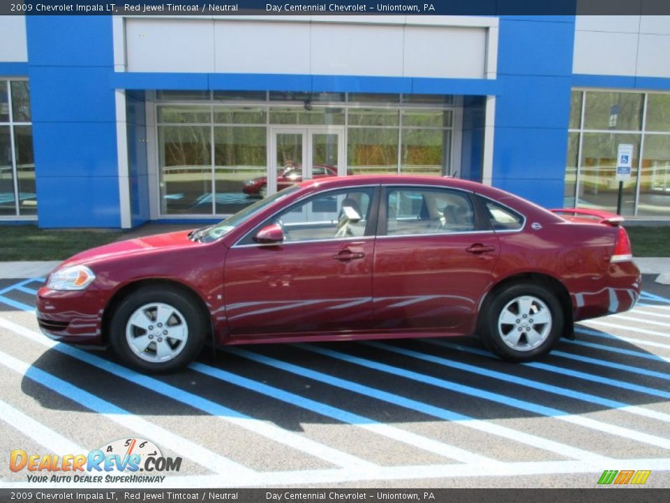2009 Chevrolet Impala LT Red Jewel Tintcoat / Neutral Photo #2
