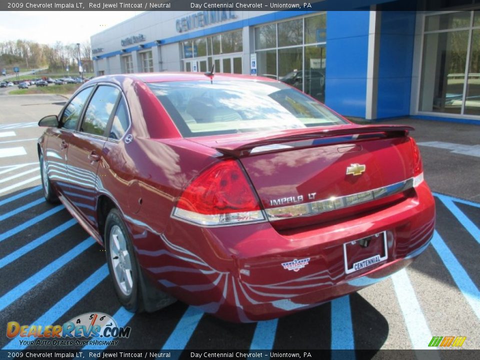 2009 Chevrolet Impala LT Red Jewel Tintcoat / Neutral Photo #4