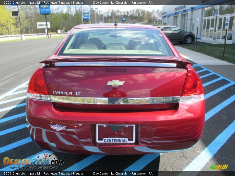 2009 Chevrolet Impala LT Red Jewel Tintcoat / Neutral Photo #5