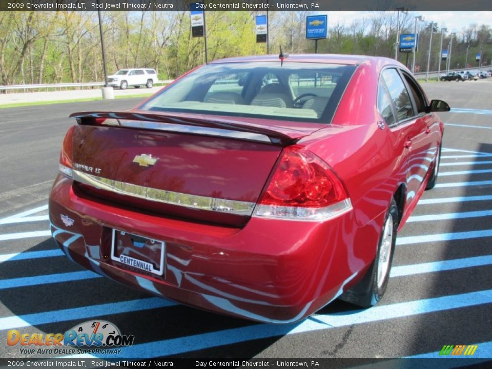 2009 Chevrolet Impala LT Red Jewel Tintcoat / Neutral Photo #6