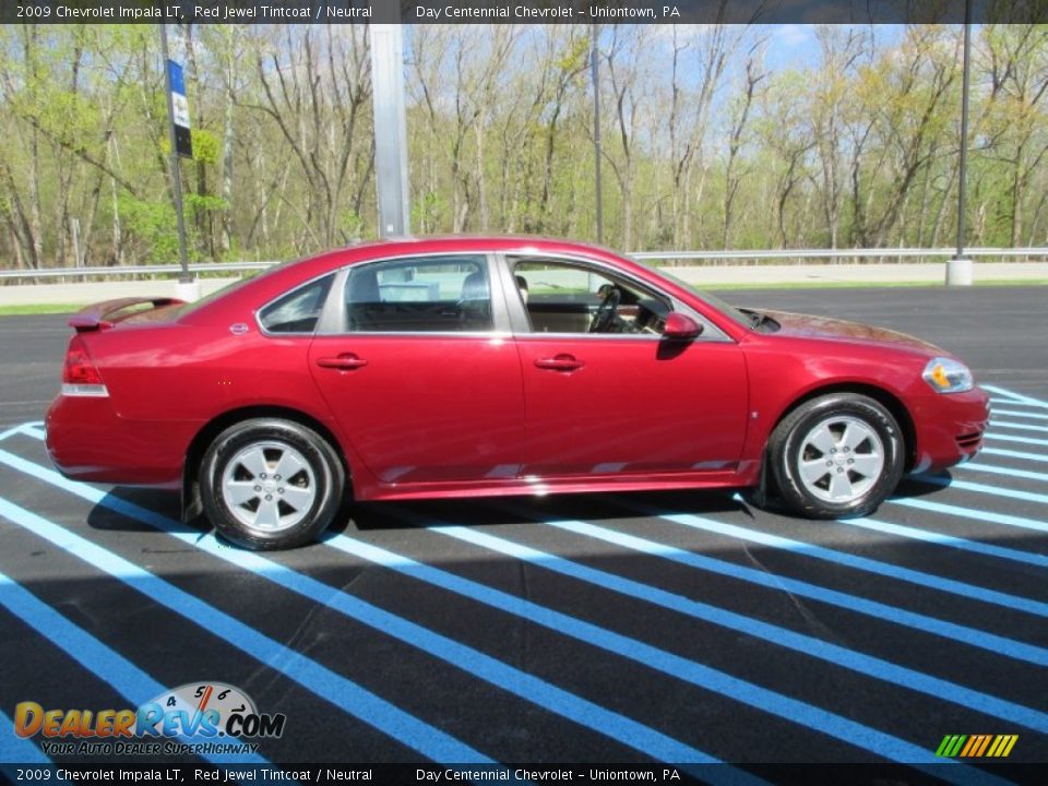 2009 Chevrolet Impala LT Red Jewel Tintcoat / Neutral Photo #9