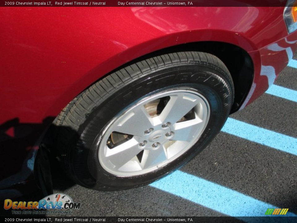 2009 Chevrolet Impala LT Red Jewel Tintcoat / Neutral Photo #10