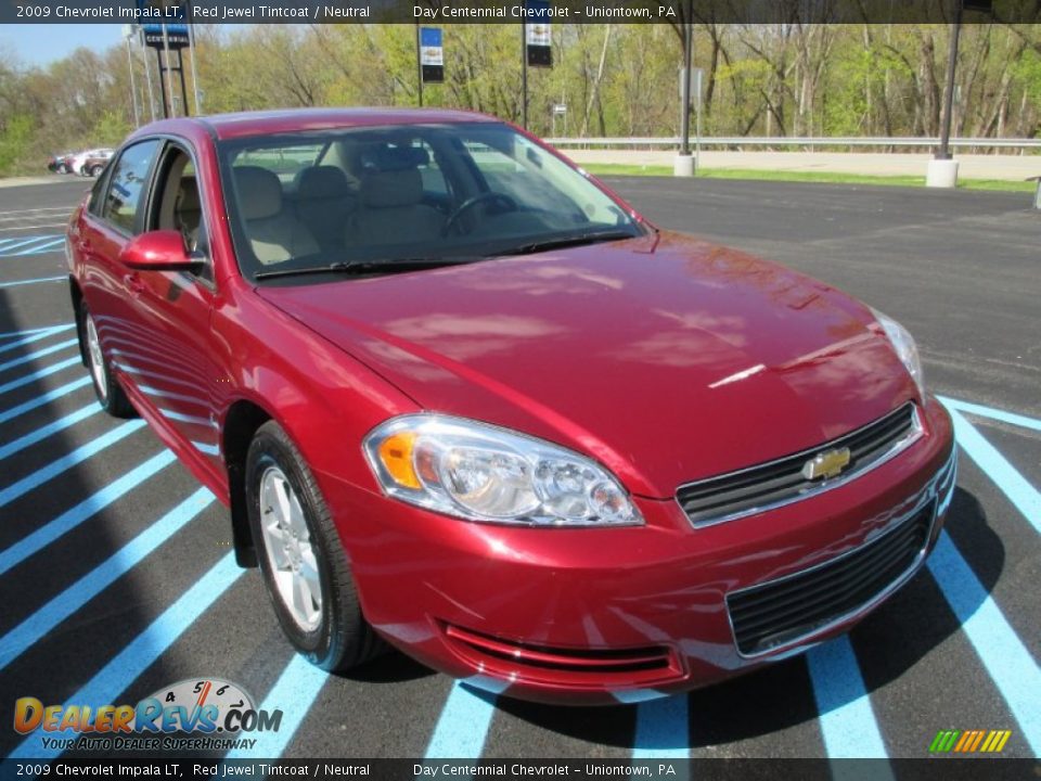 2009 Chevrolet Impala LT Red Jewel Tintcoat / Neutral Photo #11