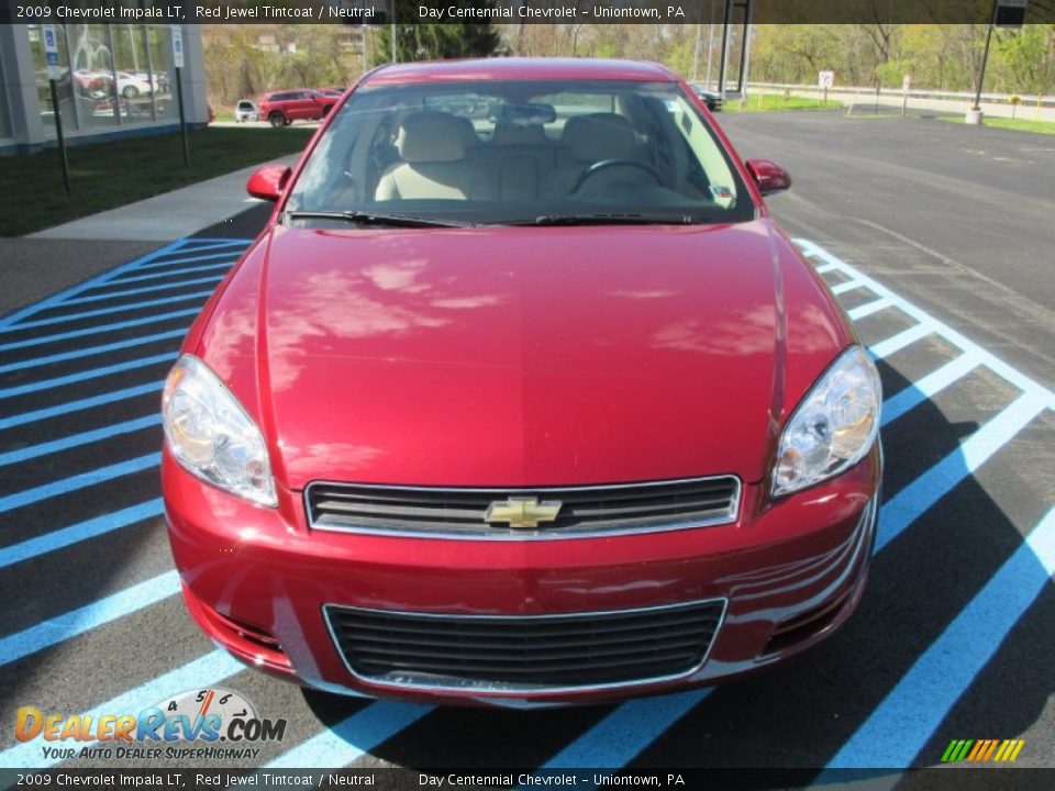 2009 Chevrolet Impala LT Red Jewel Tintcoat / Neutral Photo #12