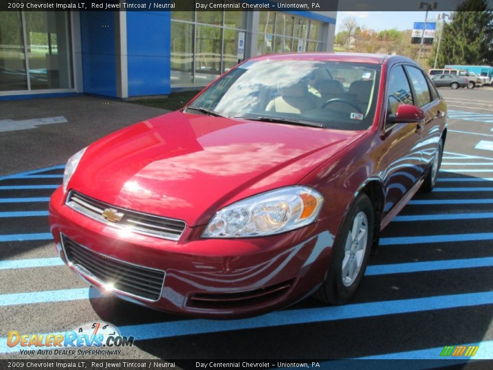 2009 Chevrolet Impala LT Red Jewel Tintcoat / Neutral Photo #13