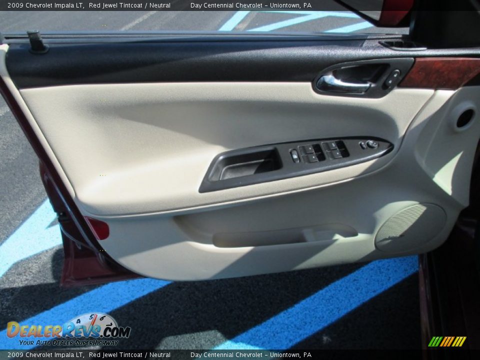 2009 Chevrolet Impala LT Red Jewel Tintcoat / Neutral Photo #17