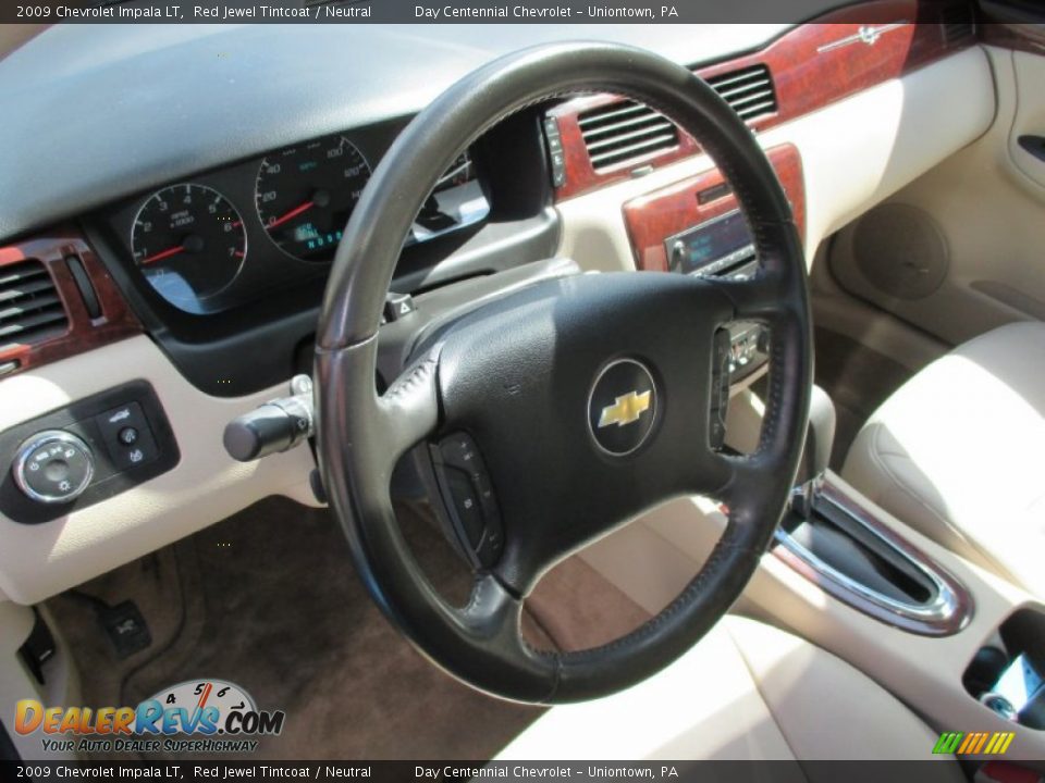 2009 Chevrolet Impala LT Red Jewel Tintcoat / Neutral Photo #23