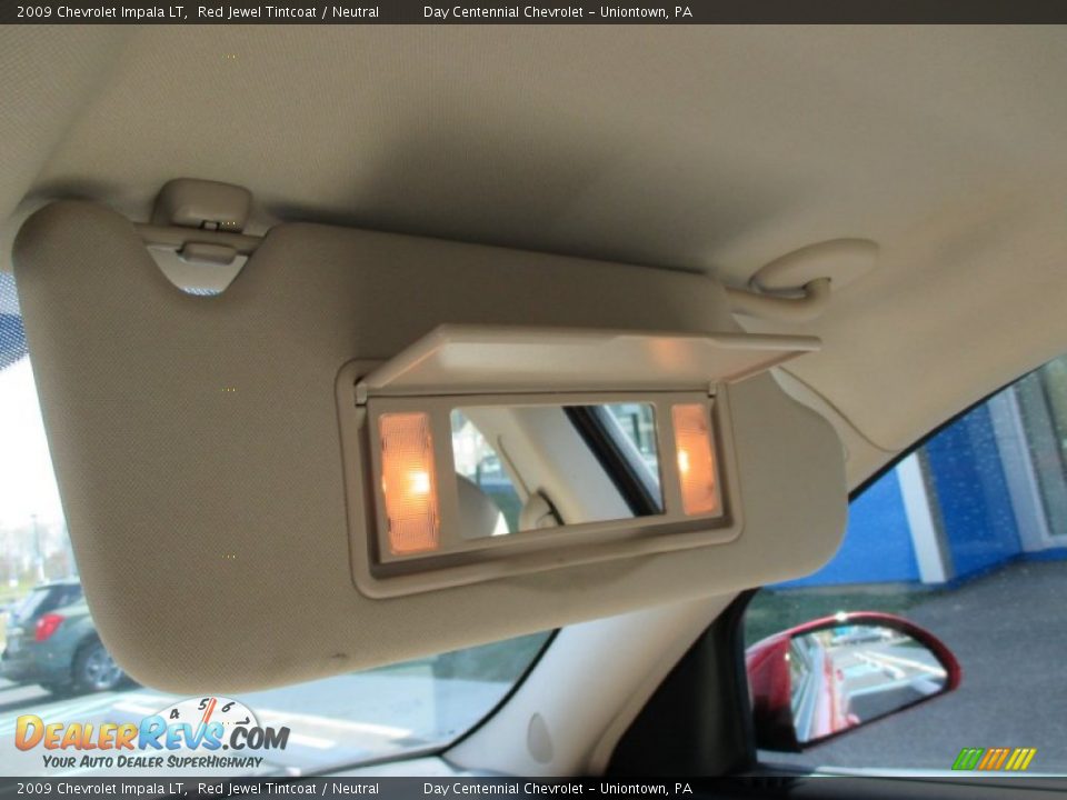 2009 Chevrolet Impala LT Red Jewel Tintcoat / Neutral Photo #28