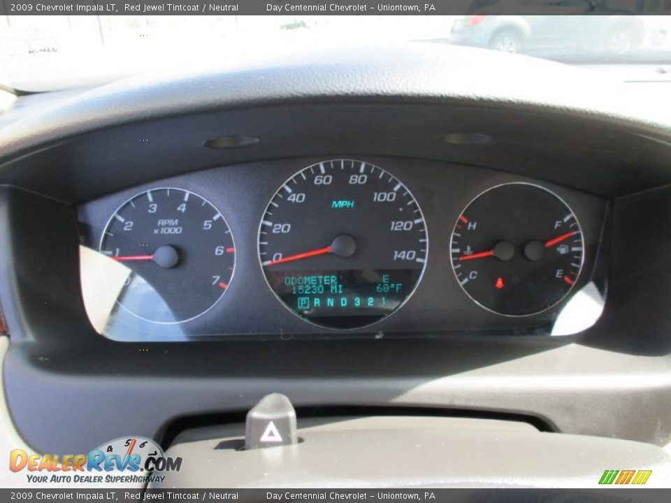 2009 Chevrolet Impala LT Red Jewel Tintcoat / Neutral Photo #36
