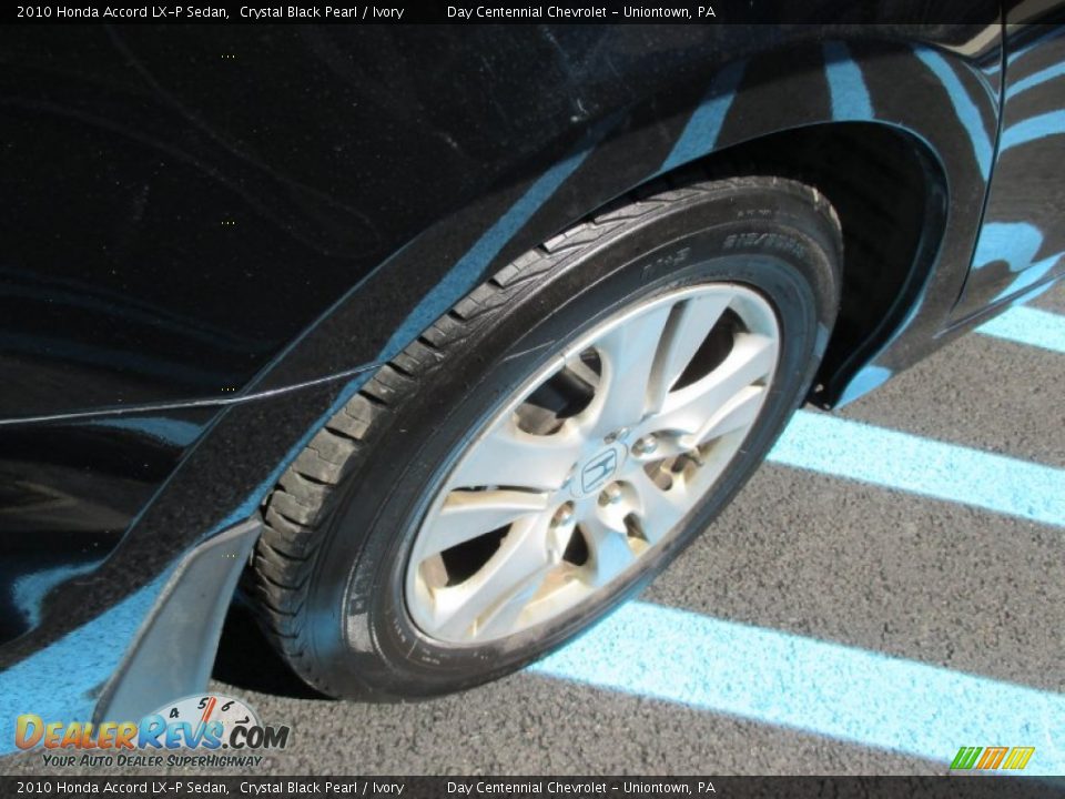 2010 Honda Accord LX-P Sedan Crystal Black Pearl / Ivory Photo #8