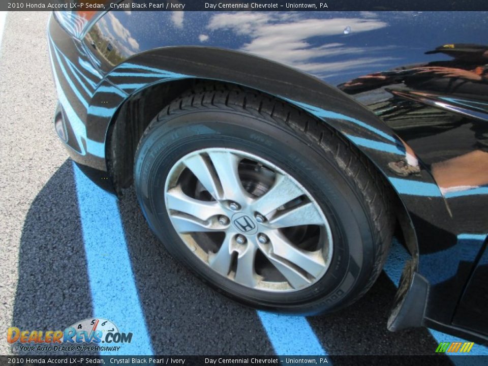 2010 Honda Accord LX-P Sedan Crystal Black Pearl / Ivory Photo #14
