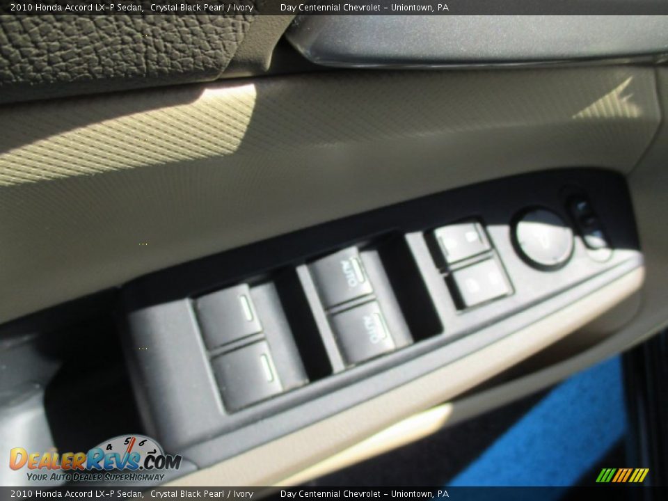 2010 Honda Accord LX-P Sedan Crystal Black Pearl / Ivory Photo #20
