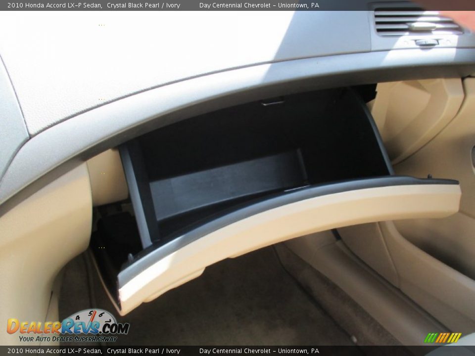 2010 Honda Accord LX-P Sedan Crystal Black Pearl / Ivory Photo #34