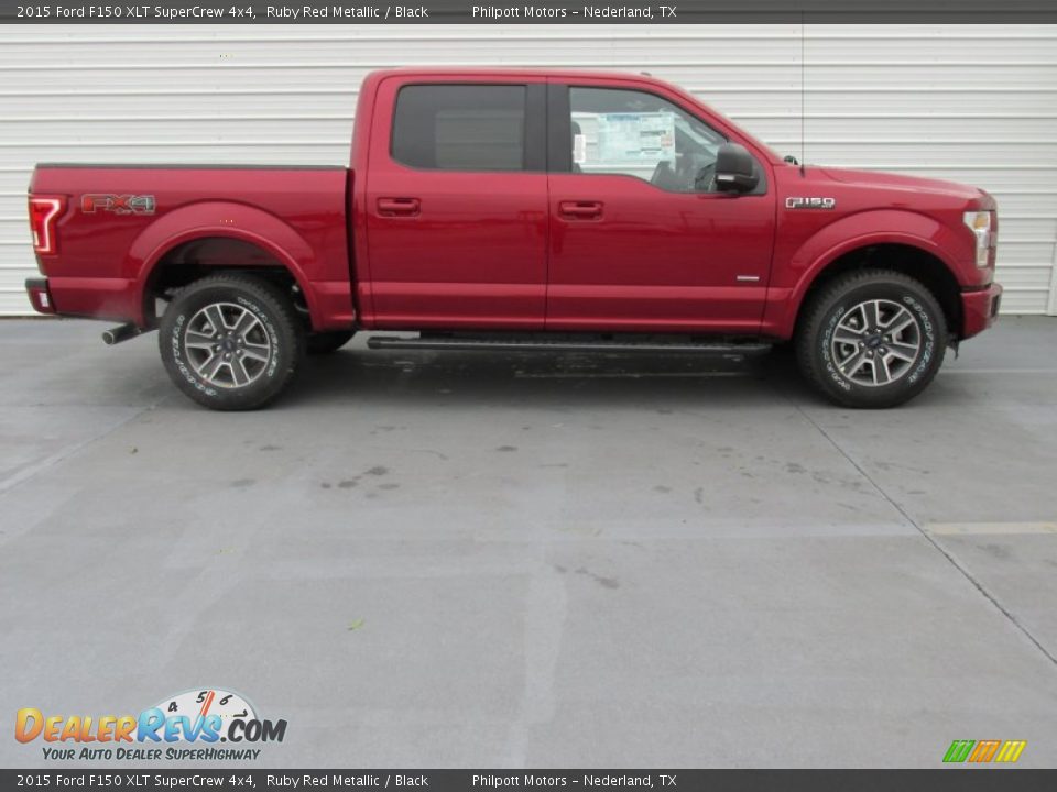 Ruby Red Metallic 2015 Ford F150 XLT SuperCrew 4x4 Photo #3