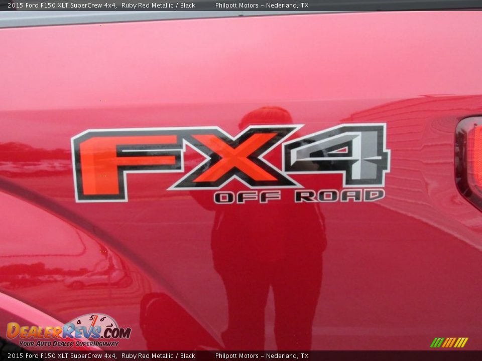2015 Ford F150 XLT SuperCrew 4x4 Ruby Red Metallic / Black Photo #18