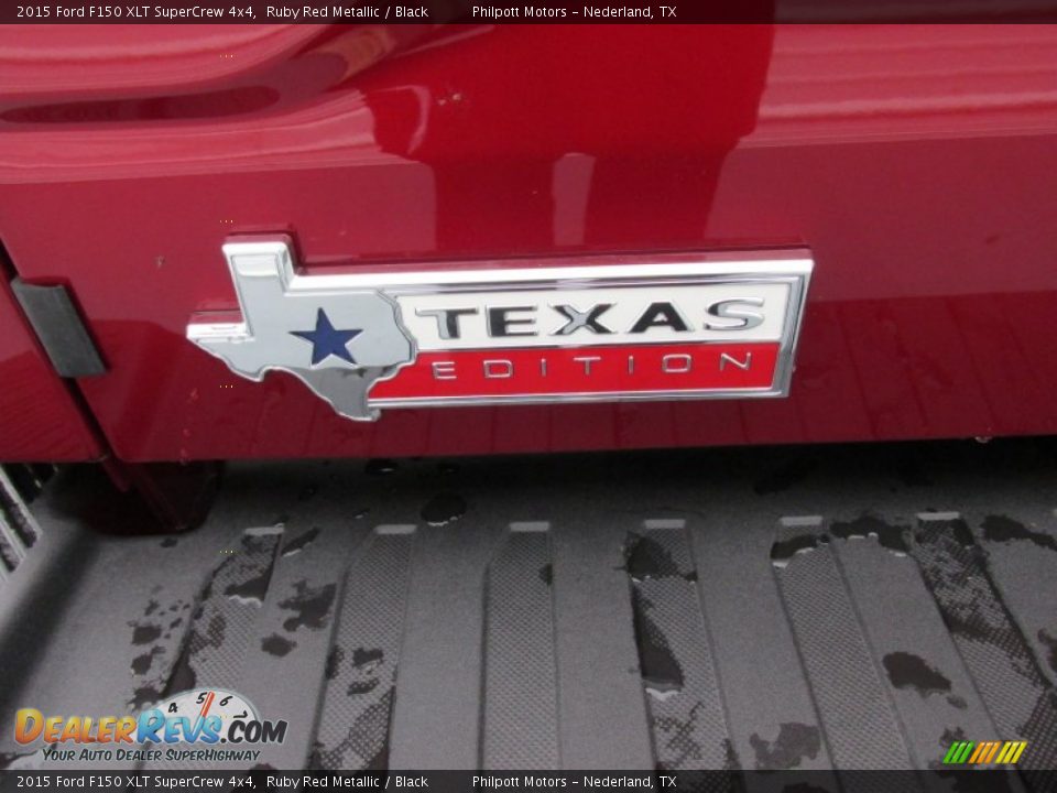 2015 Ford F150 XLT SuperCrew 4x4 Ruby Red Metallic / Black Photo #19